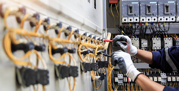 Professional Electrician technician working in Ocean Grove, MA